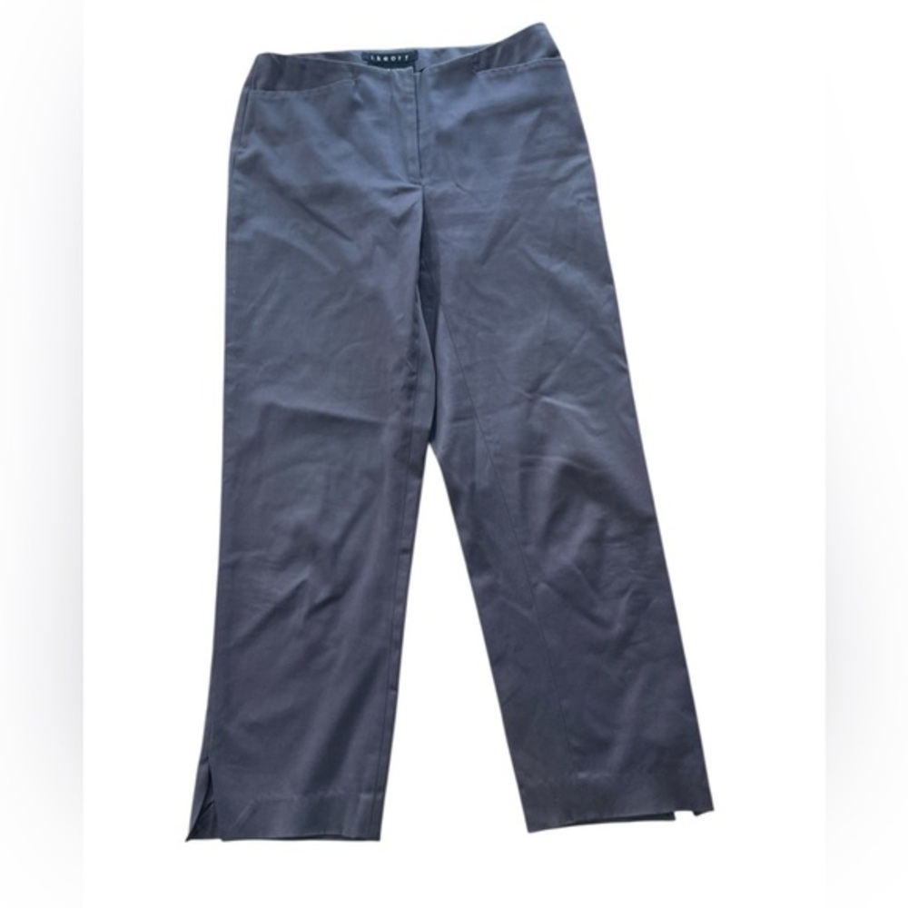 Theory Bergdorf Goodman Cropped Brown Pants